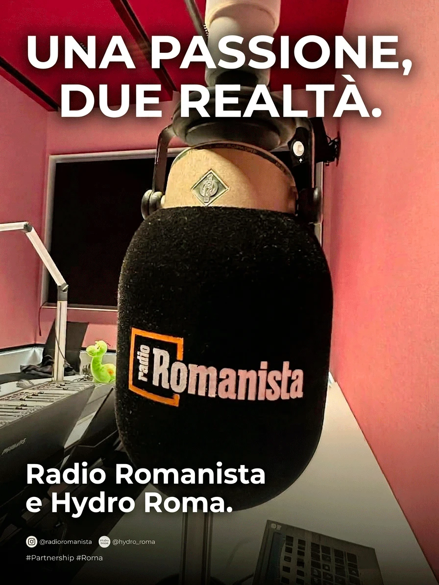Radio Romanista e Hydro Roma: una passione, due realtà